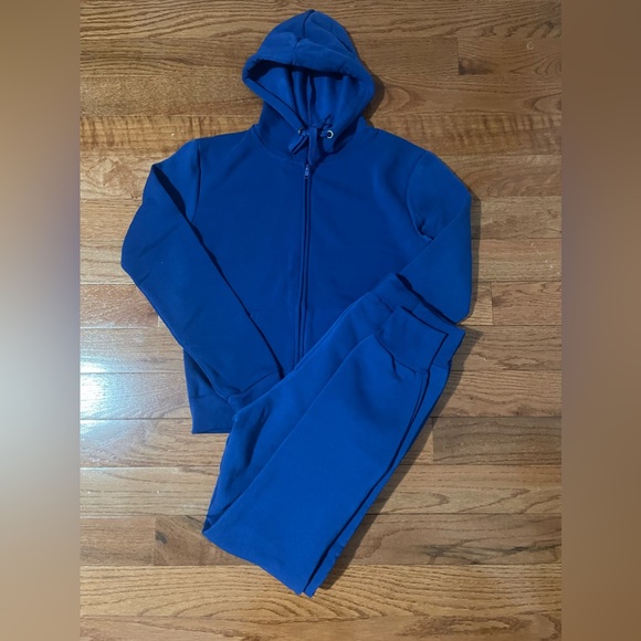 Women’s Matching Sweatsuit Set - Blue - Picture 7 of 7